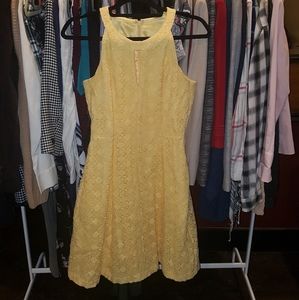 White House Black Market Dress | Geometric Lace